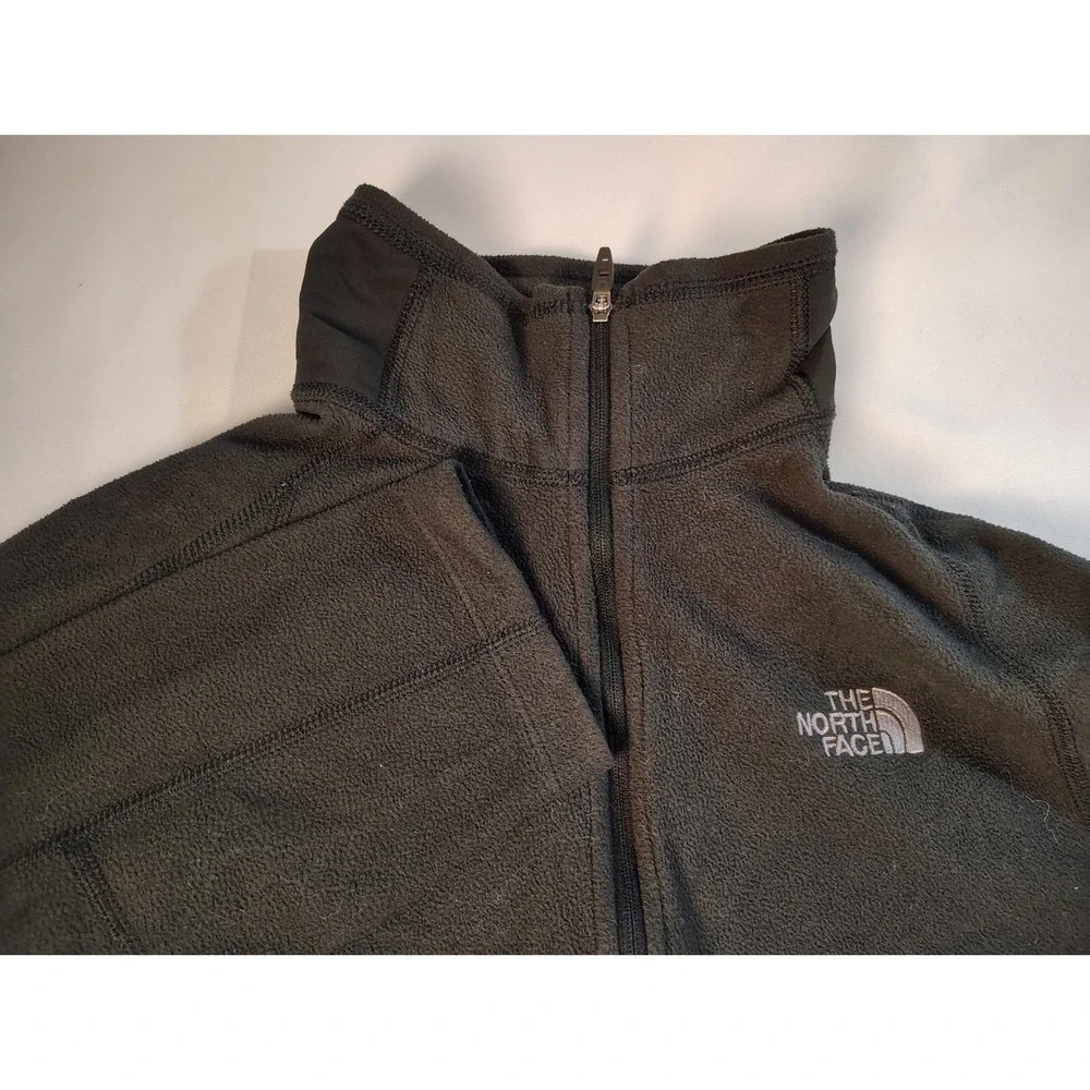 The North Face Mens Sz S FlashDry Quarter Zip Fleece Pullover Gorpcore Black Top